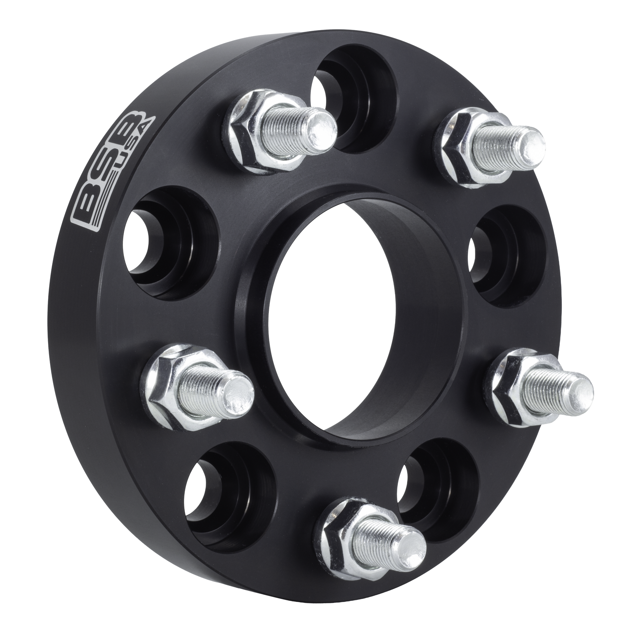 1" 5x150 Hubcentric Wheel Spacers - Black