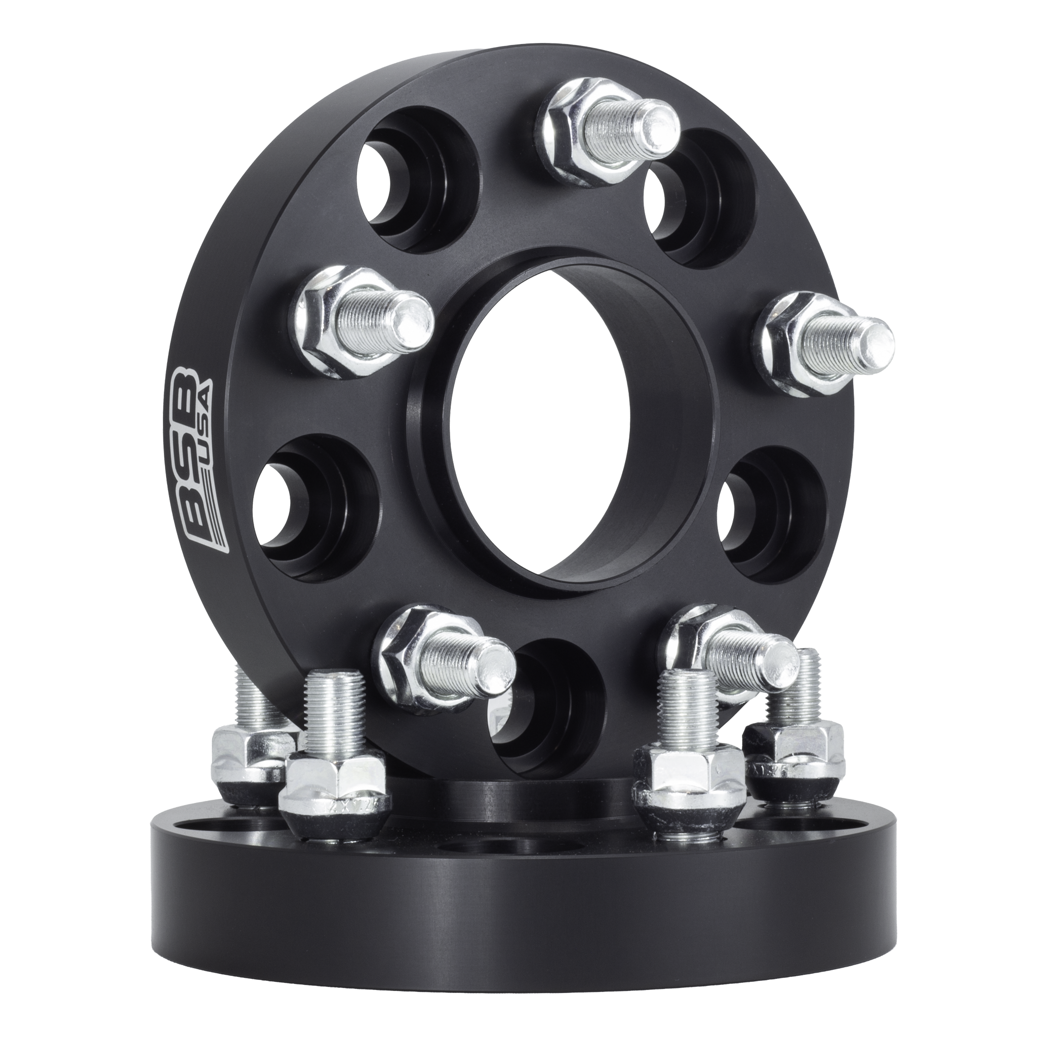 1" 5x150 Hubcentric Wheel Spacers - Black