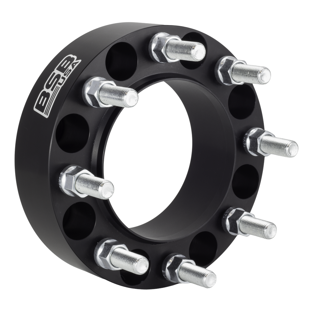 1.5" 8x6.5 Hubcentric Wheel Spacers - Black