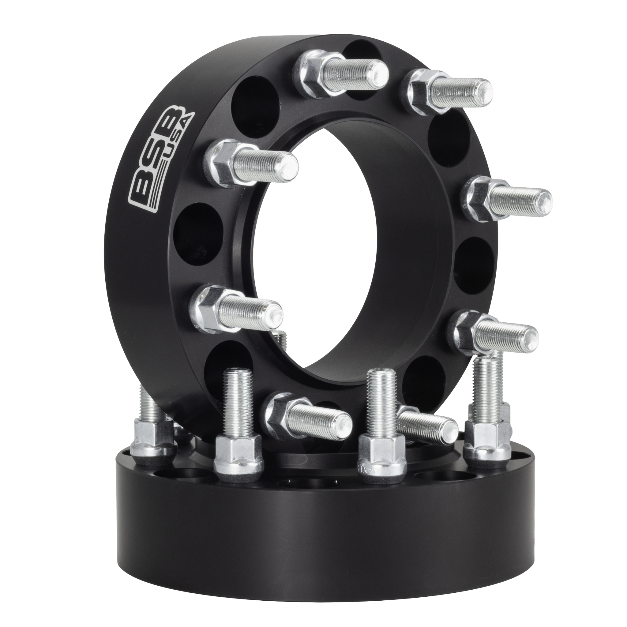 1.5" 8x180 Hubcentric Wheel Spacers - Black