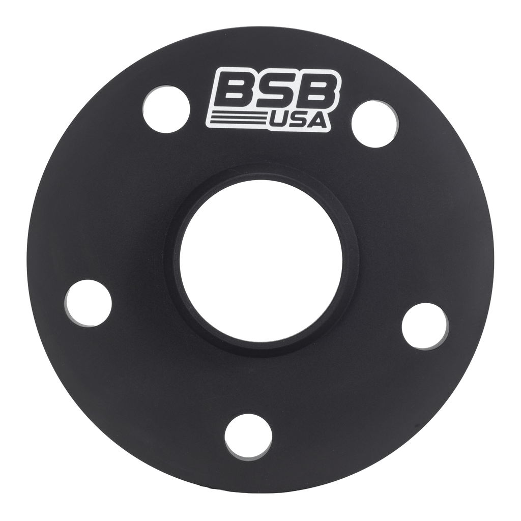1/2" 5x4.5 Hubcentric Wheel Spacers - Black