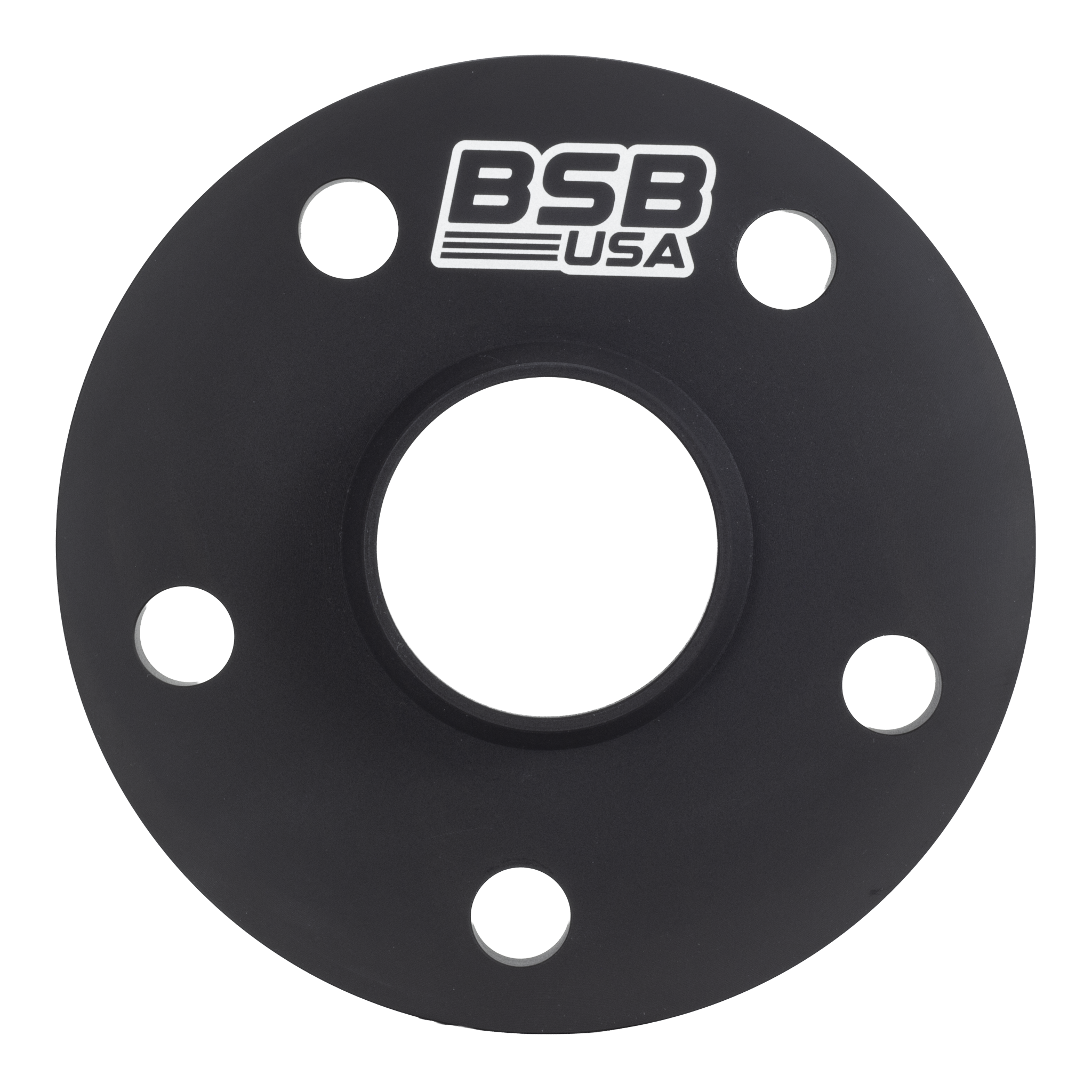 1/2" 5x4.5 Hubcentric Wheel Spacers - Black