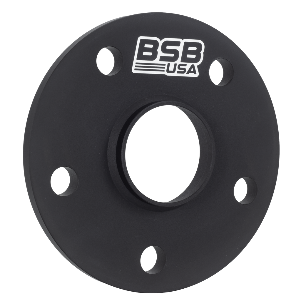 1/2" 5x4.5 Hubcentric Wheel Spacers - Black