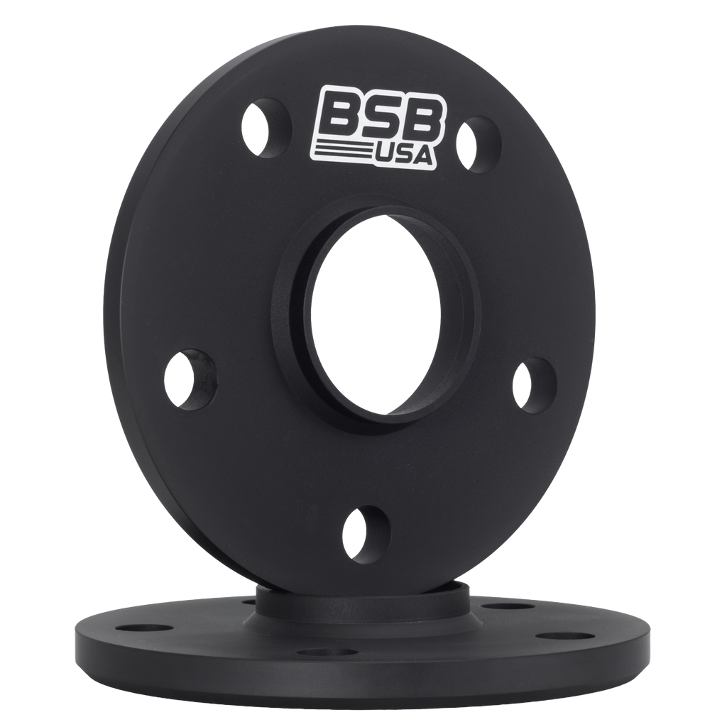 1/2" 5x4.5 Hubcentric Wheel Spacers - Black