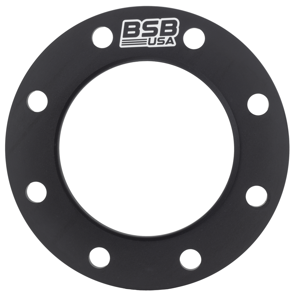 3/8" 8x170 Hubcentric Wheel Spacers - Black