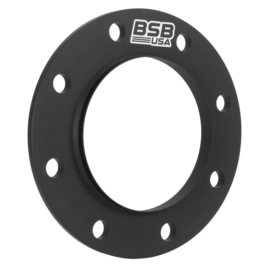3/8" 8x170 Hubcentric Wheel Spacers - Black