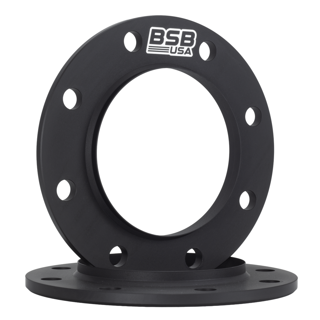 3/8" 8x170 Hubcentric Wheel Spacers - Black