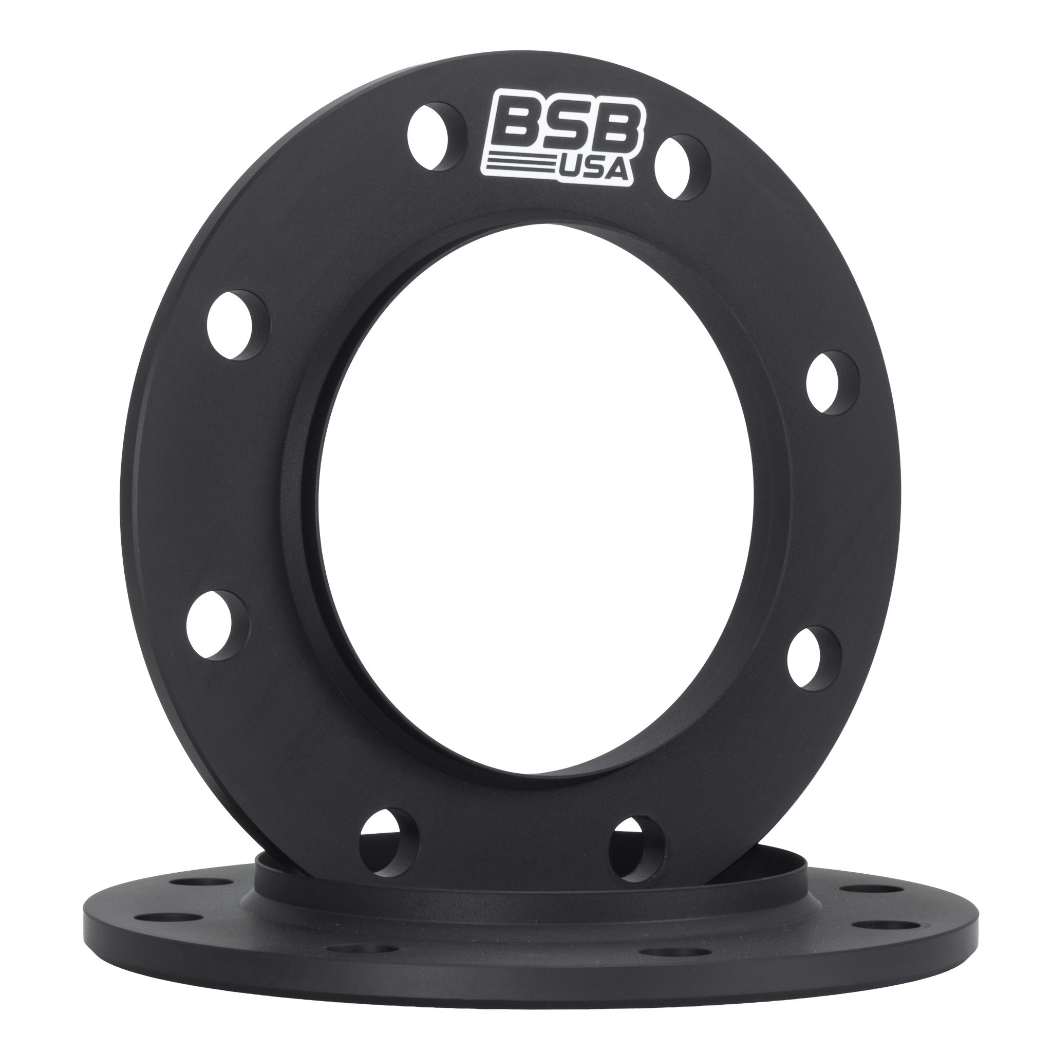 3/8" 8x170 Hubcentric Wheel Spacers - Black