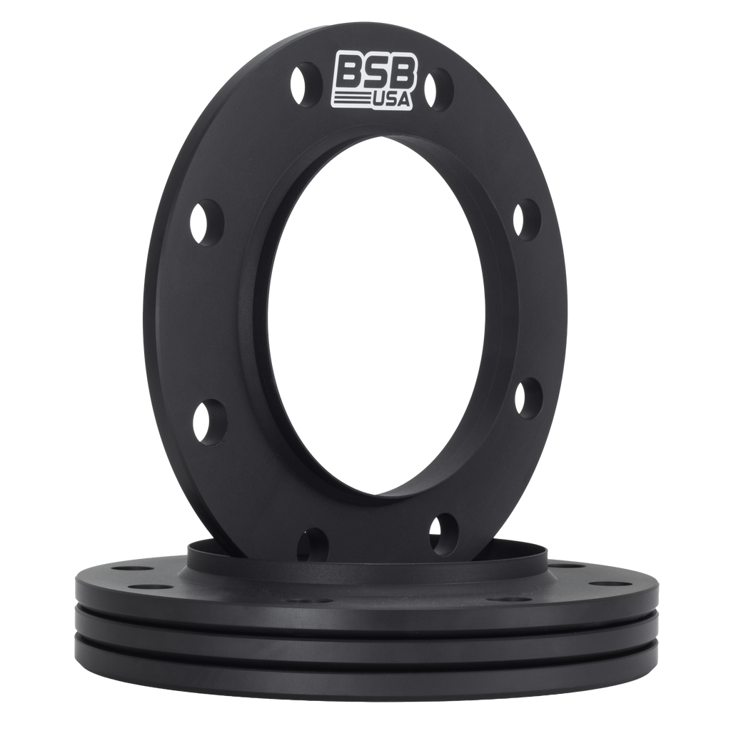 3/8" 8x170 Hubcentric Wheel Spacers - Black