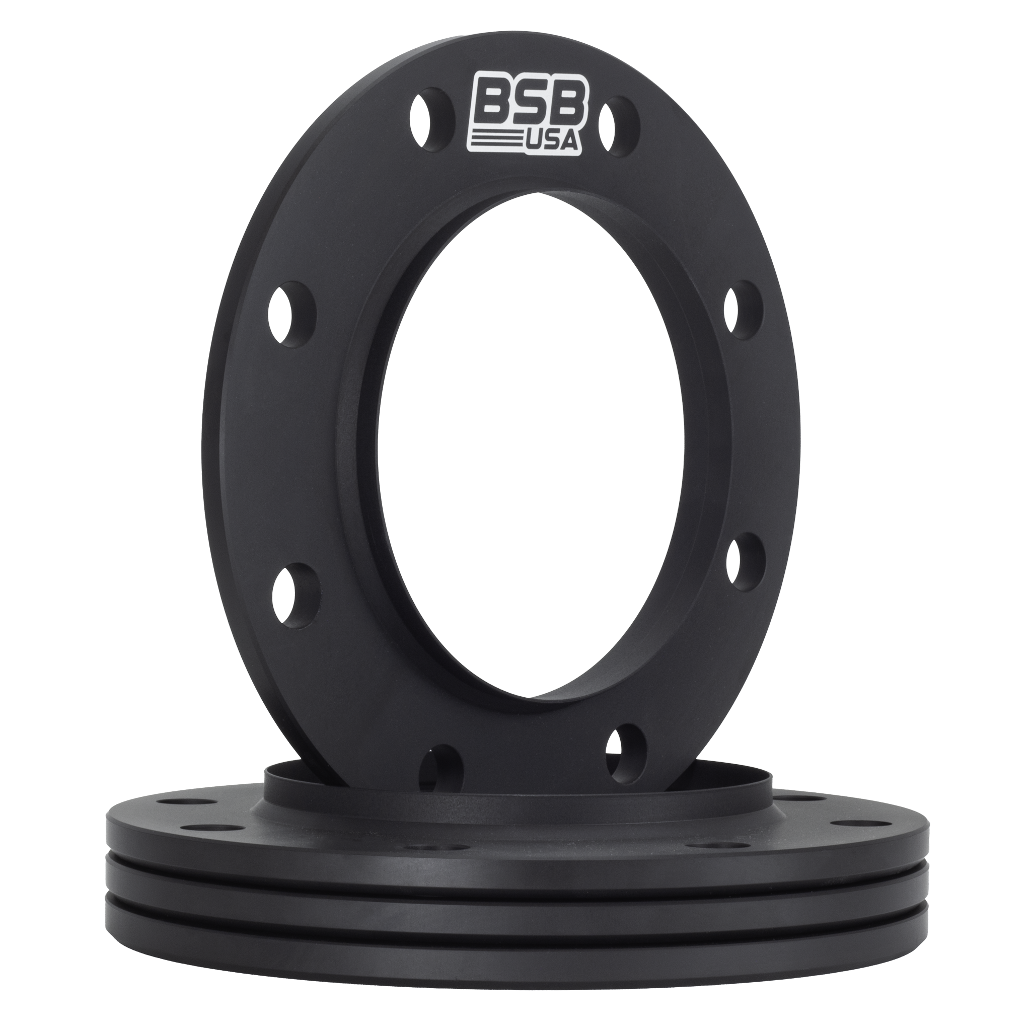 3/8" 8x170 Hubcentric Wheel Spacers - Black