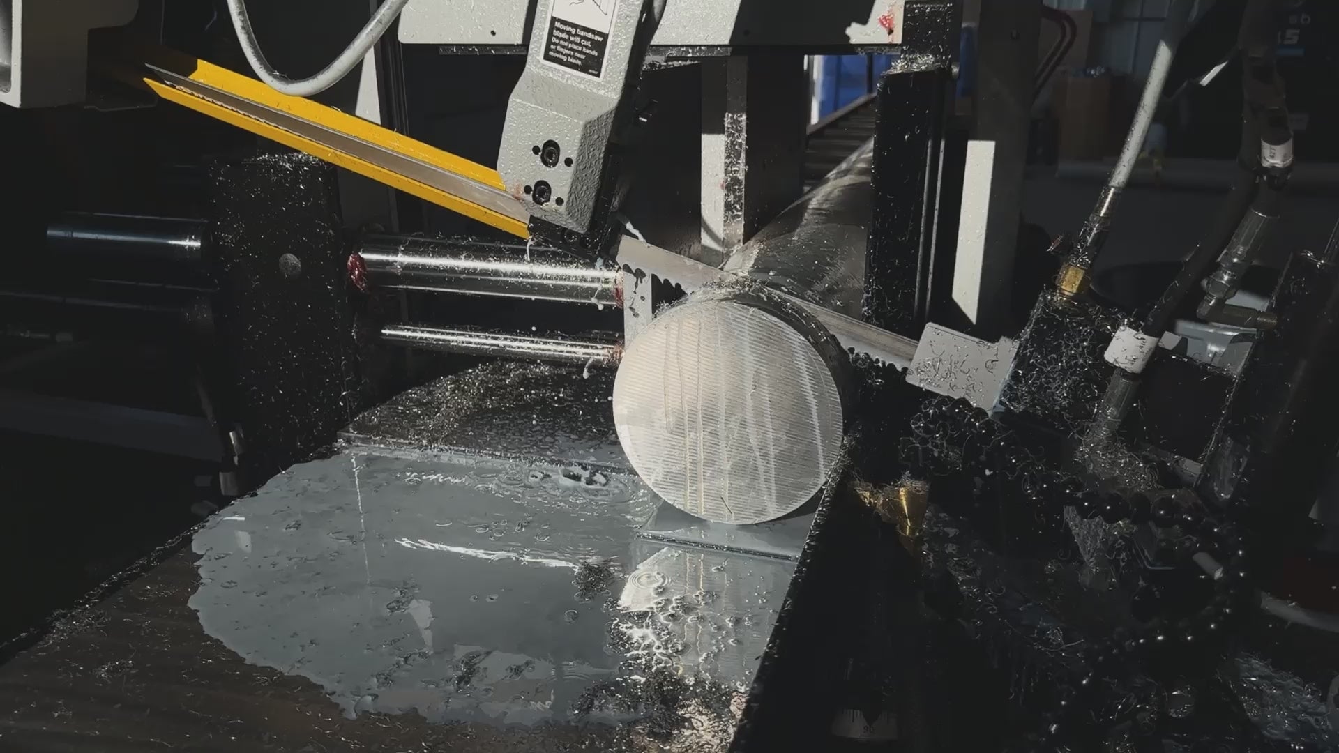 Video of CNC machining a wheel spacer from solid billet aluminum inside a U.S. manufacturing shop.